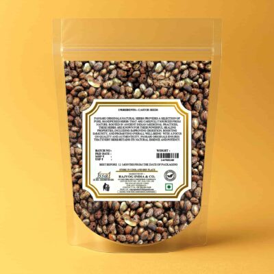 Castor Seeds (Red) | Erandi Beej Lal | Ricinus Communis Seeds