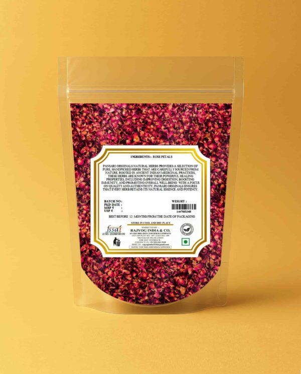 GULAB PATTI back trans 1 Gulab Patti | Rosa Gallica | Dry Rose Petal